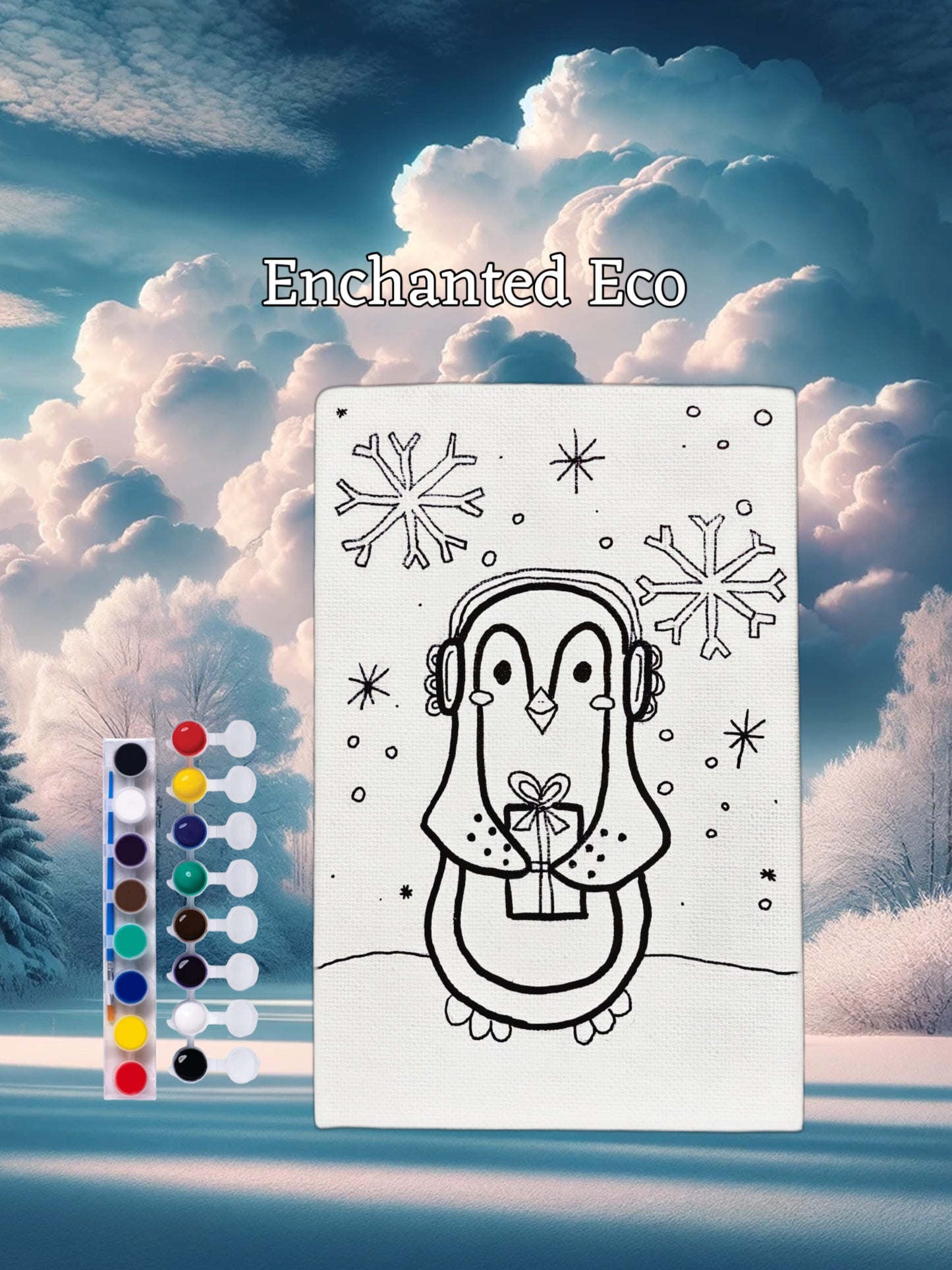 12" x 16" Canvas Painting Kits