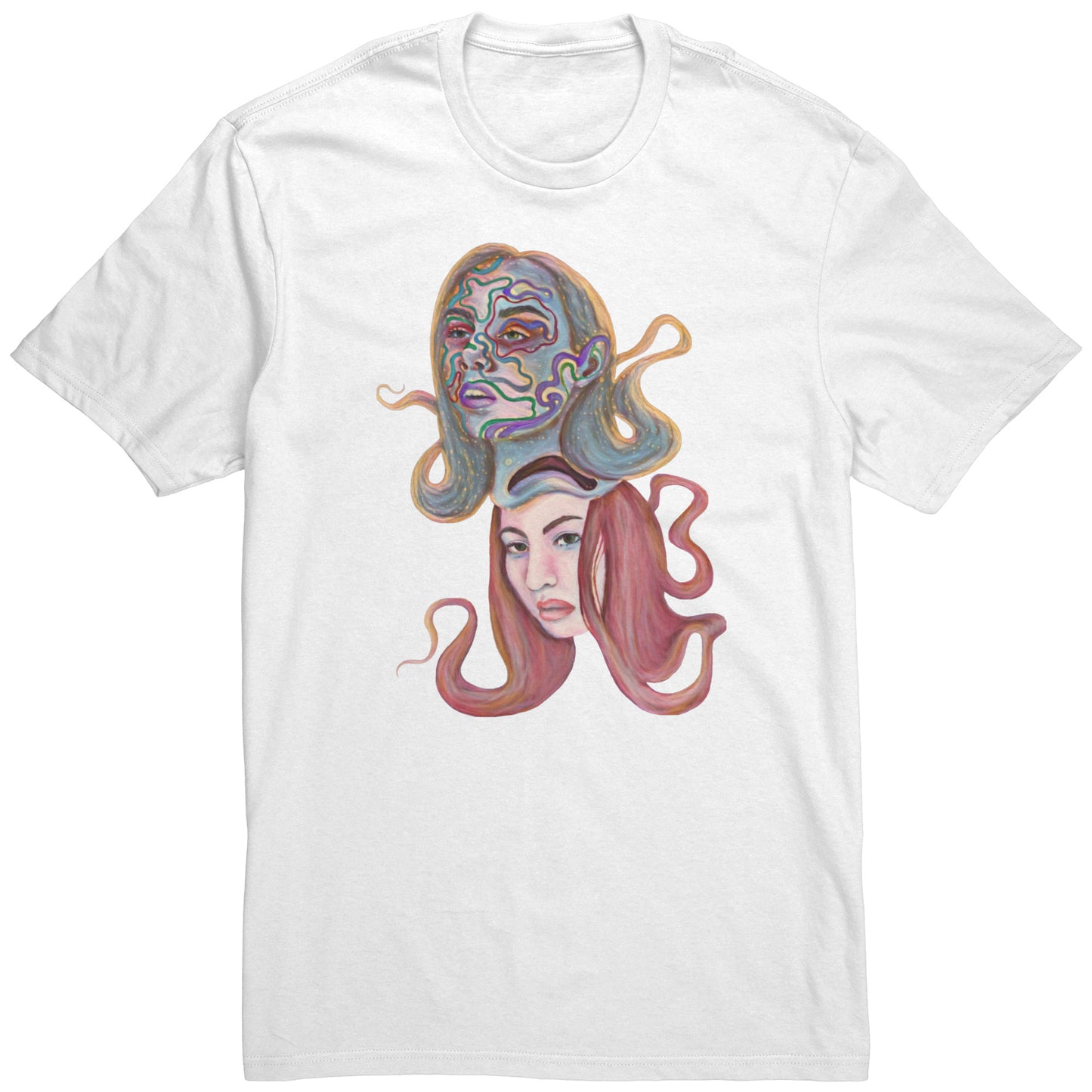 Cosmic Duality Celestial Tee Soul-Discovery T-shirt