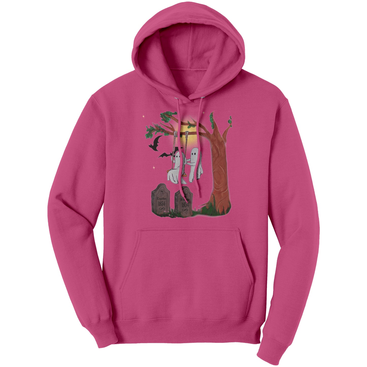 Ghosts Swinging in the Graveyard Hoodie Sweatshirt