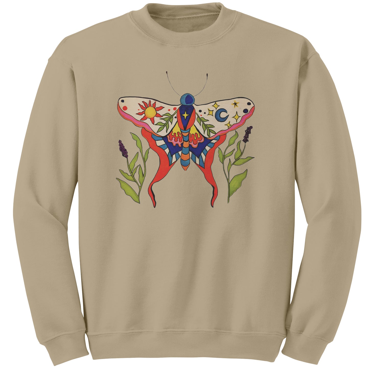 Luminous Balance Celestial Moth Sweatshirt
