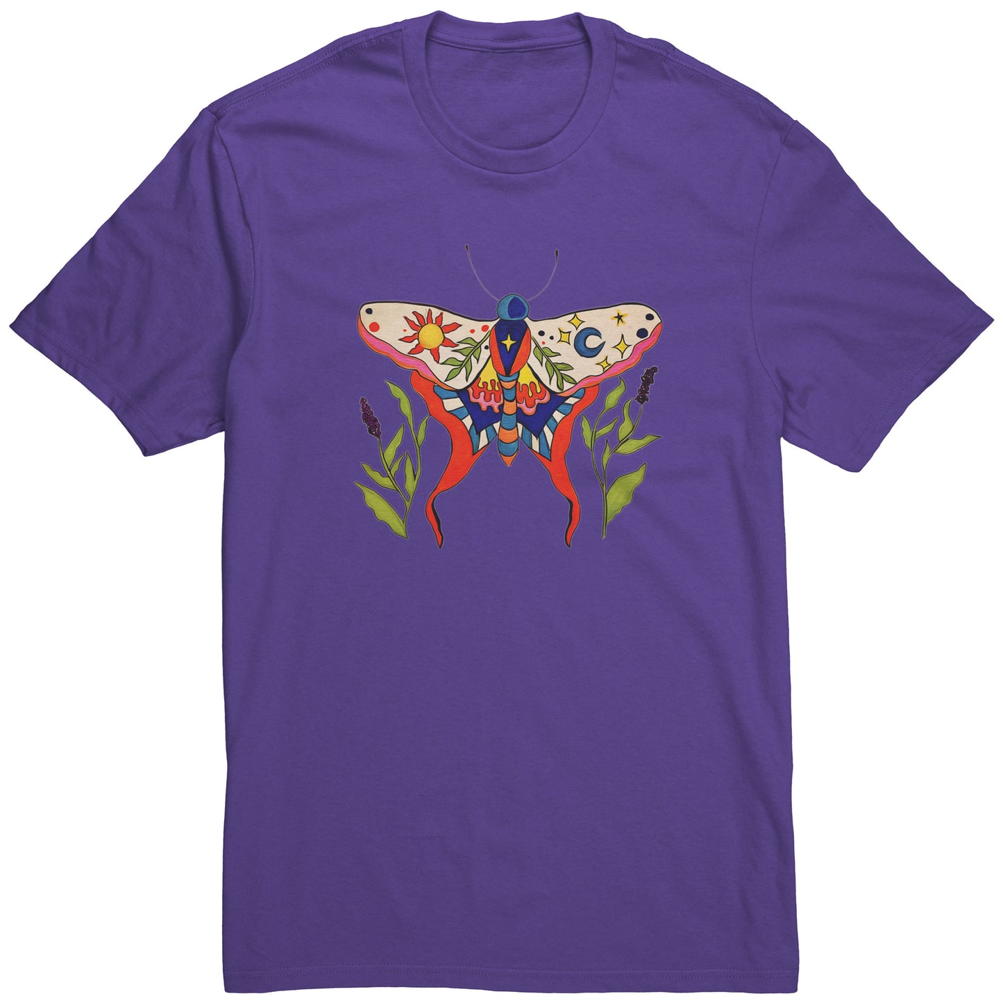 Luminous Balance Sun and Moon Moth Tee T-Shirt