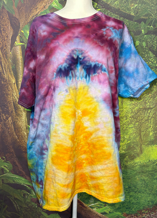 UFO Tie Dye Galaxy Alien Invasion T-Shirt