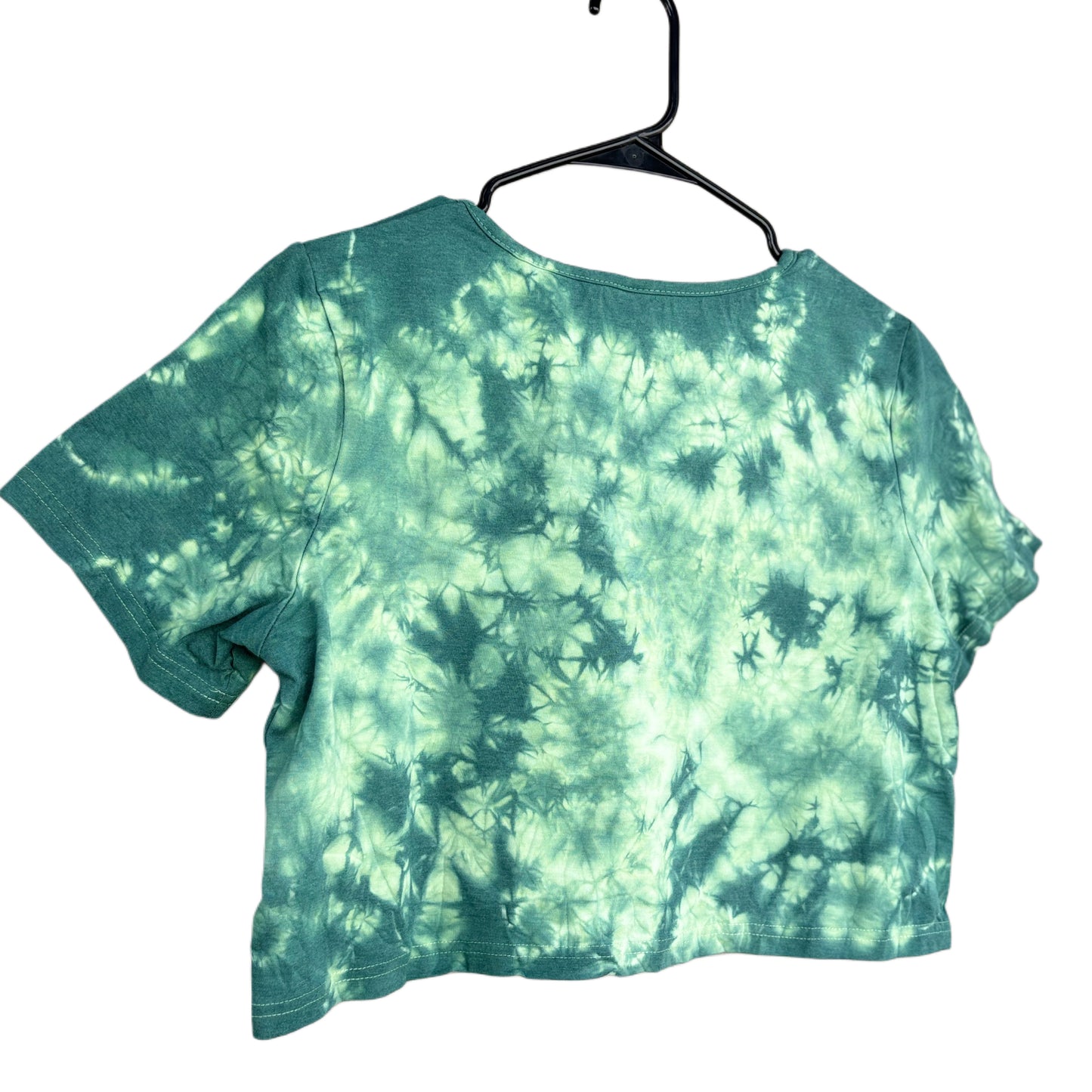 Peace, Love, Unity, Respect Green Crop Top Tee