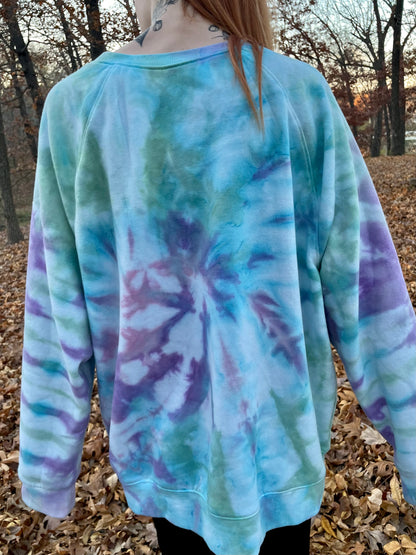 Trees Are The Root Of Life Tie Dye Sweatshirt XL