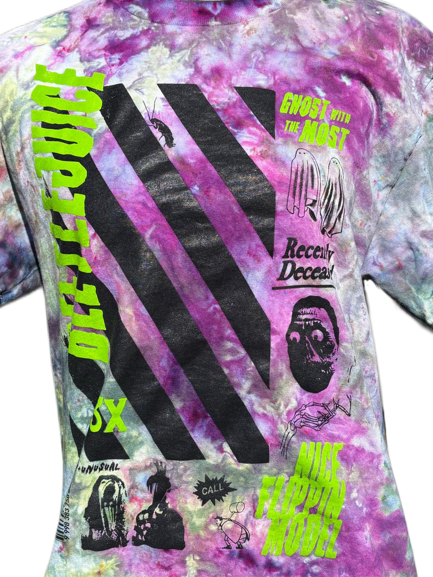 Beetlejuice Tie Dyed Graphic Tee T-Shirt