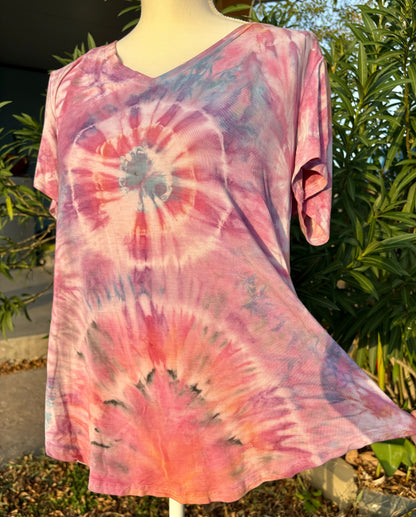 Recycled Women’s Tie Dye Tee T-Shirt