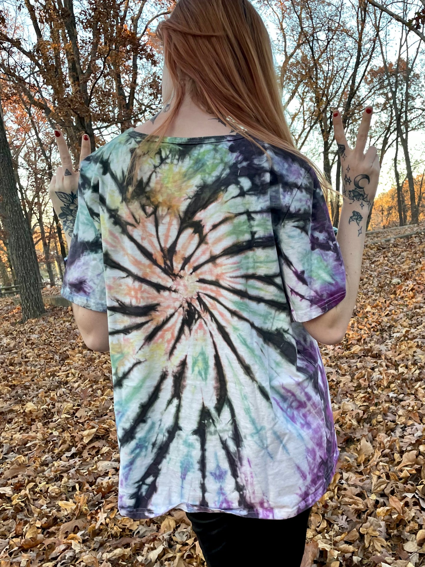 Mushrooms Grow, So Can You Tie Dye T-Shirt XL