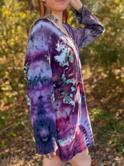 Cosmic Eclipse Hooded Long Sleeve Shirt / Hoodie