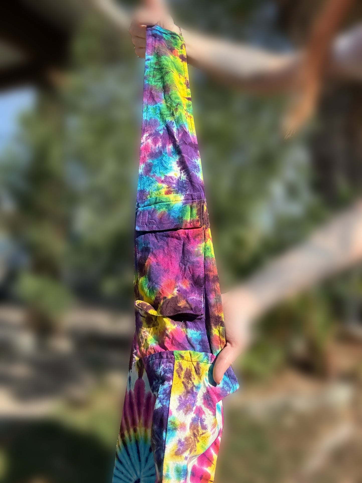 Good Vibes Tie Dye Crossbody Purse Bag