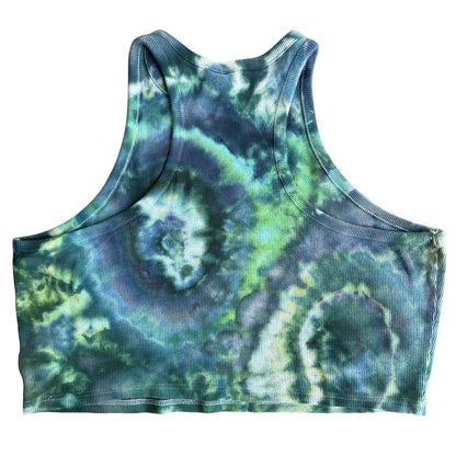 Emerald Geode "Enchanted" Tank Crop Top XL