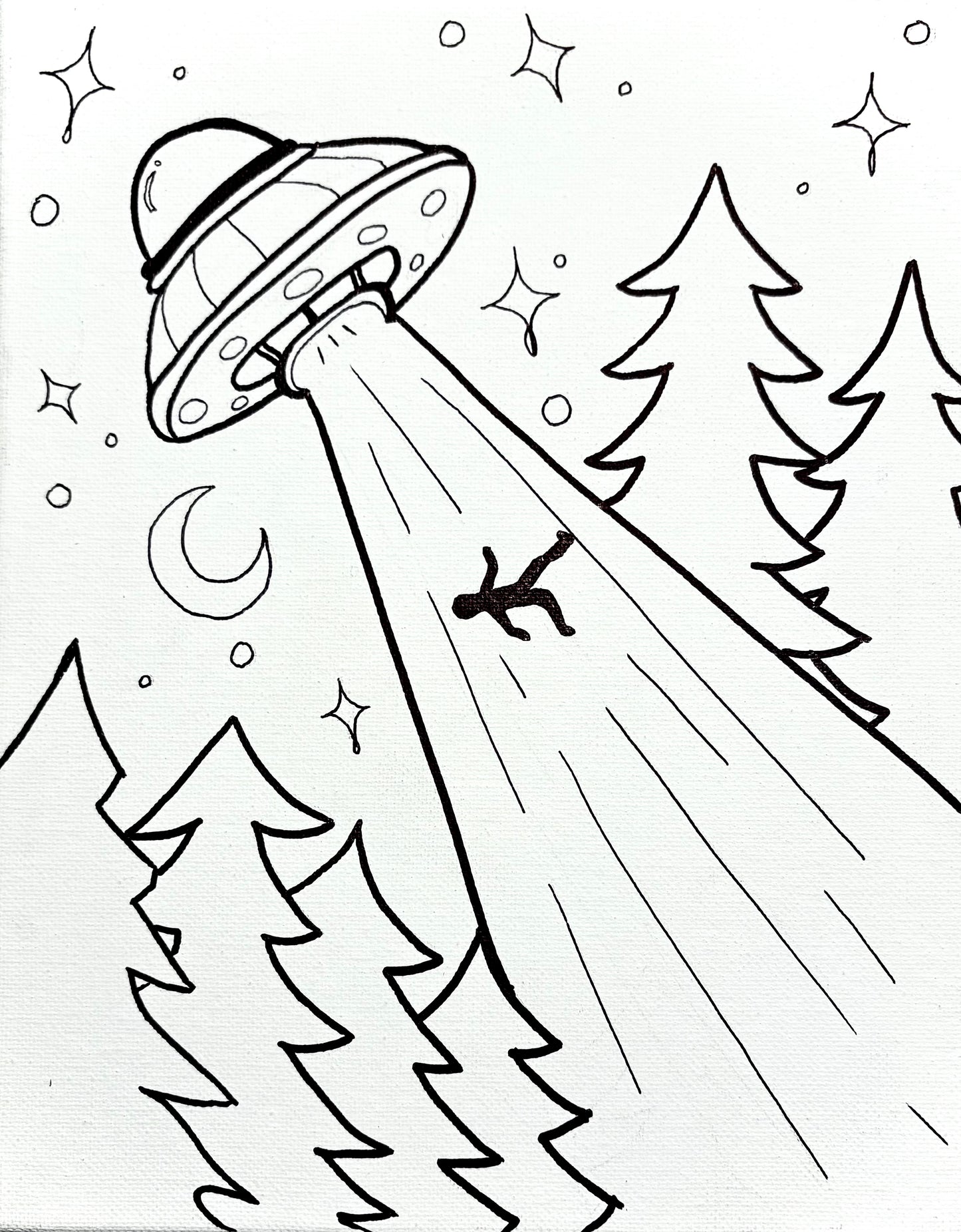 8”x10” Outer Space Canvas Kit