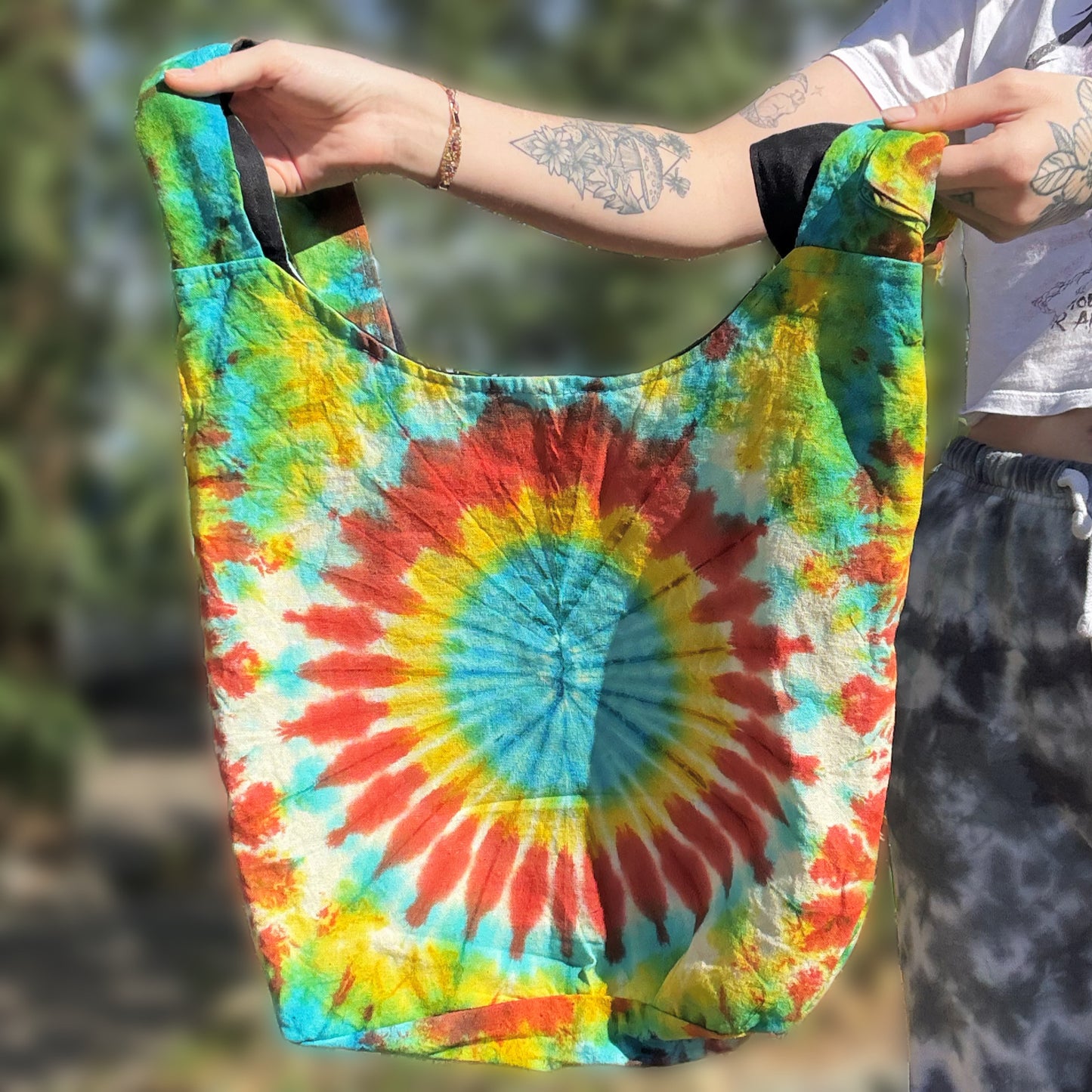 Butterfly Tie Dye Crossbody Bag Purse