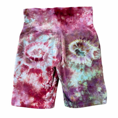 'Kaleidoscope' Ice Dyed Biker Shorts