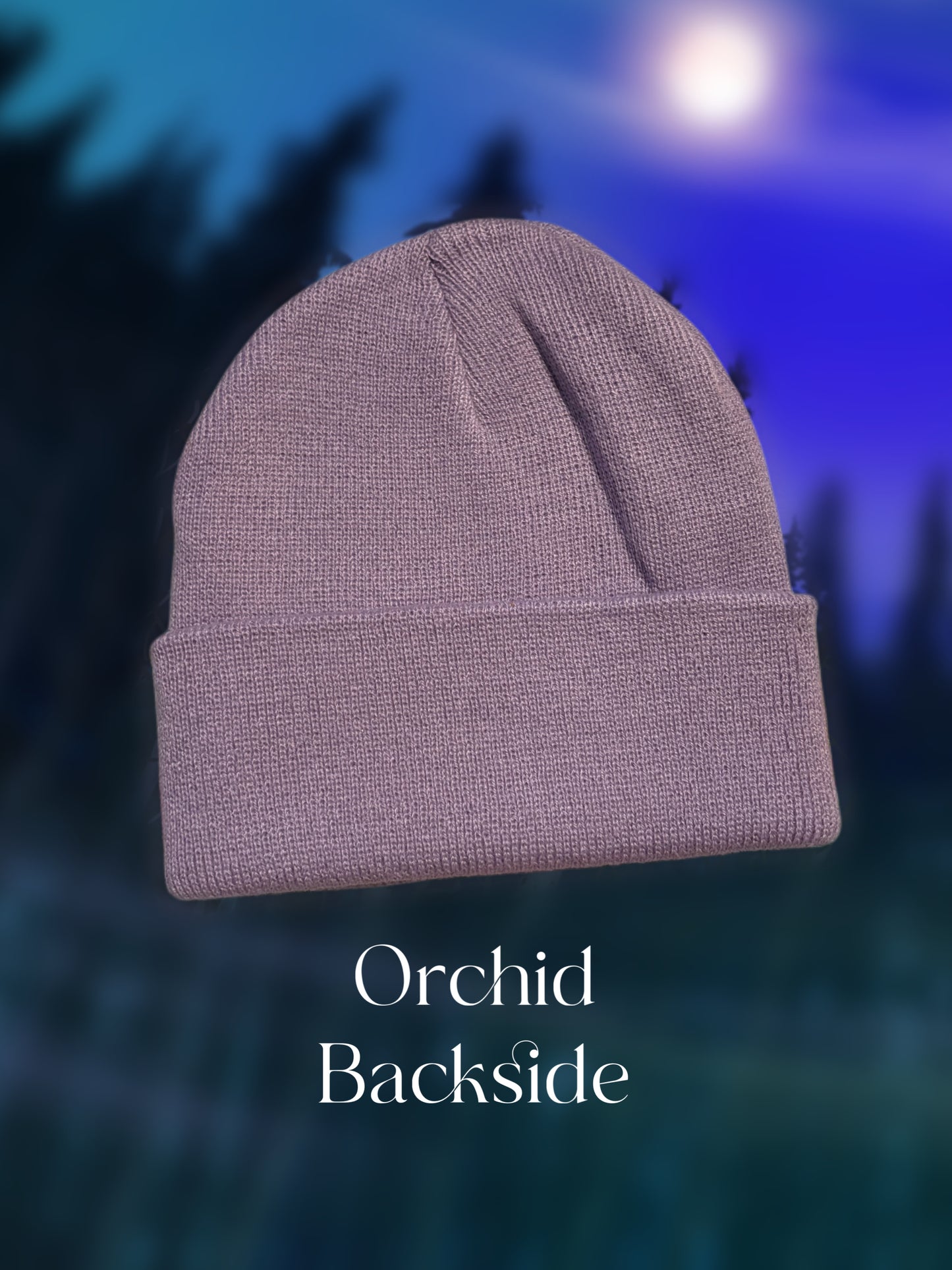 Mystic Moth Orchid Beanie - One of a Kind