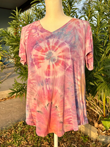 Recycled Women’s Tie Dye Tee T-Shirt