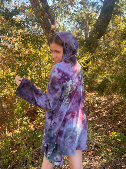 Cosmic Eclipse Hooded Long Sleeve Shirt / Hoodie