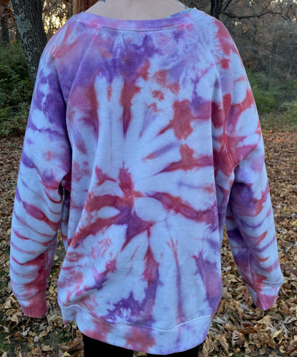 Celestial Moth Tie Dye Sweatshirt XXL