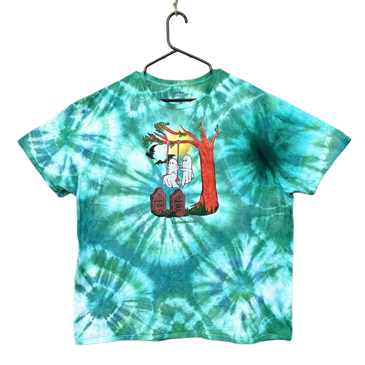 Swinging Ghost Soulmates Geode Tee 3XL