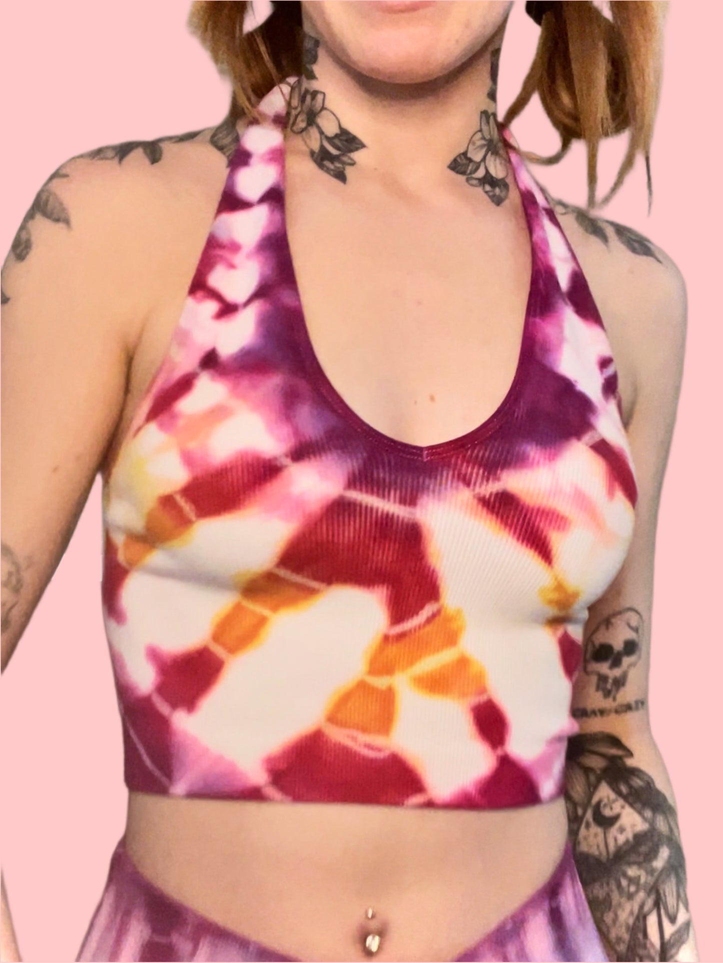 Sunset Halter Top Stretchy