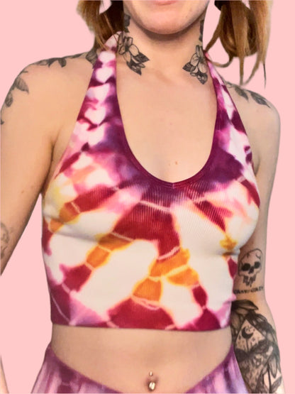 Sunset Halter Top Stretchy