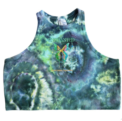 Emerald Geode "Enchanted" Tank Crop Top XL