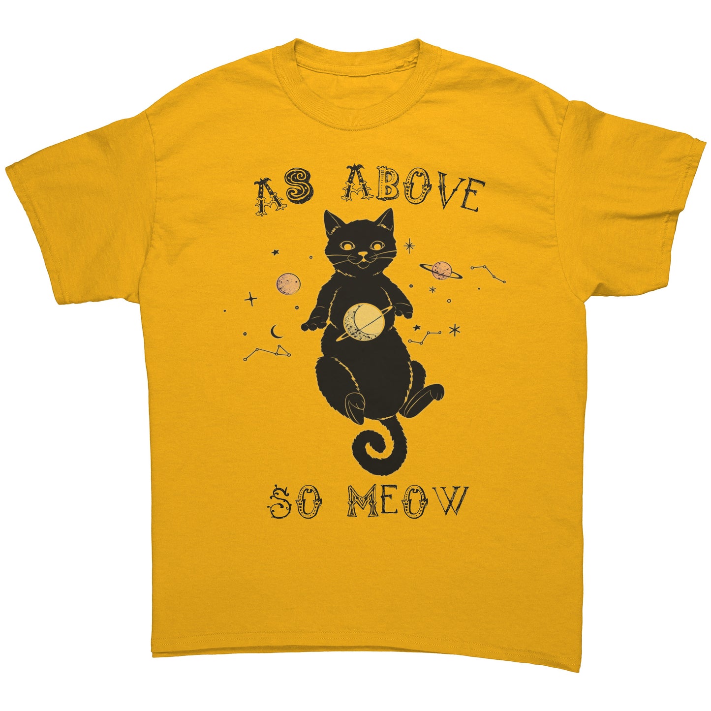 As Above, So Meow T-Shirt S-5XL