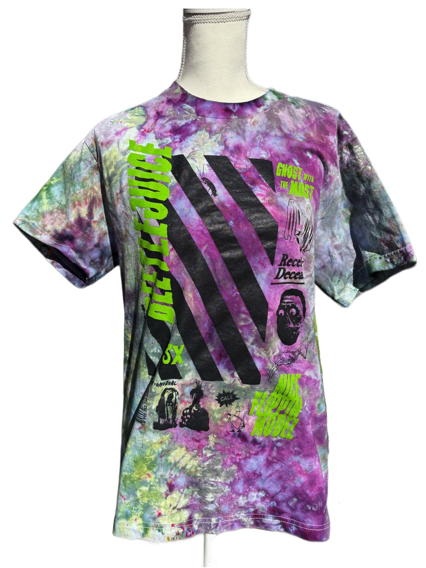 Beetlejuice Tie Dyed Graphic Tee T-Shirt