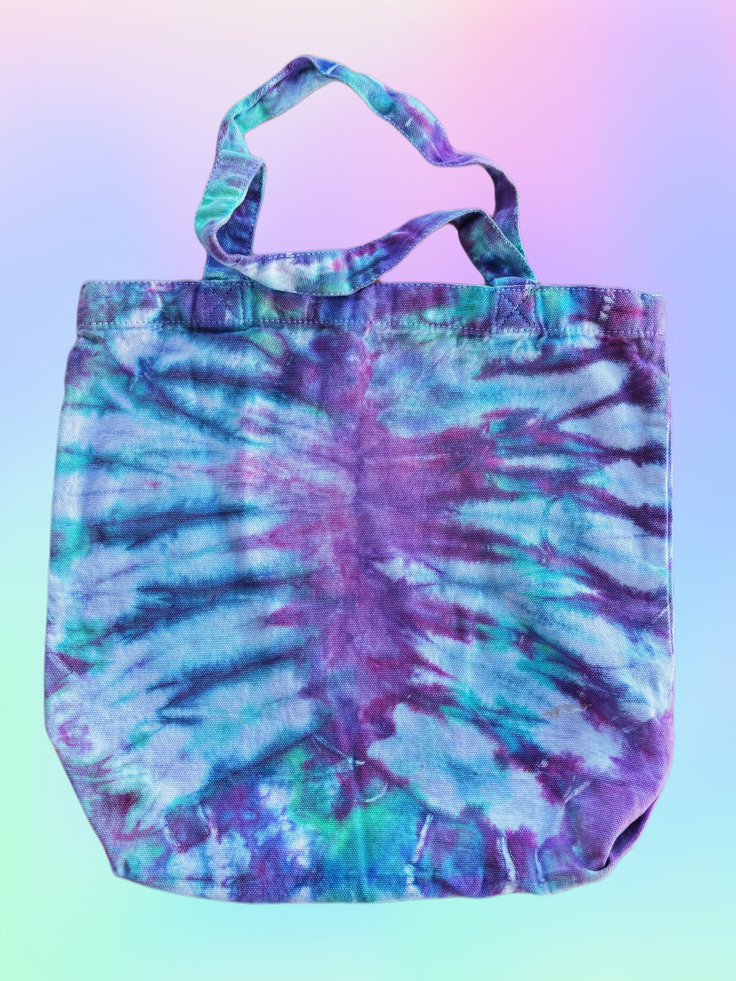 Egyptian Cat Tie Dye Tote Bag