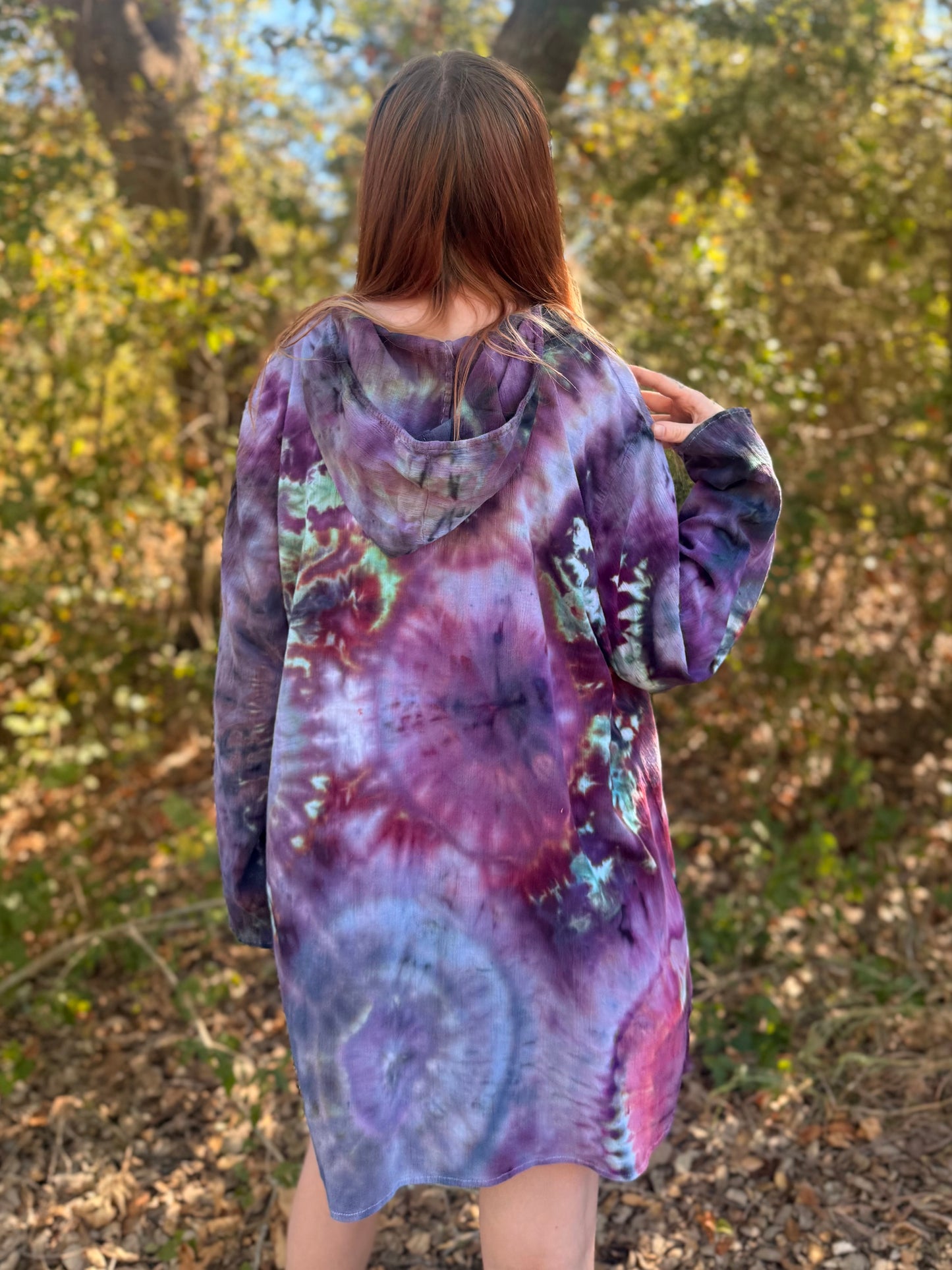 Cosmic Eclipse Hooded Long Sleeve Shirt / Hoodie