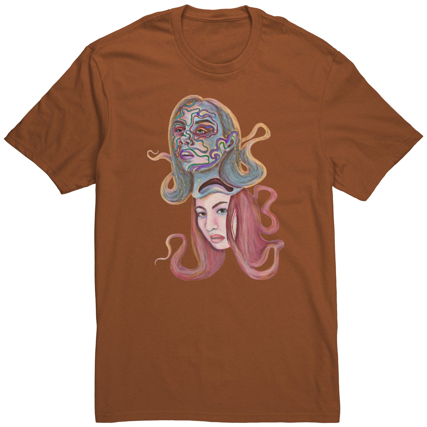 Cosmic Duality Celestial Tee Soul-Discovery T-shirt