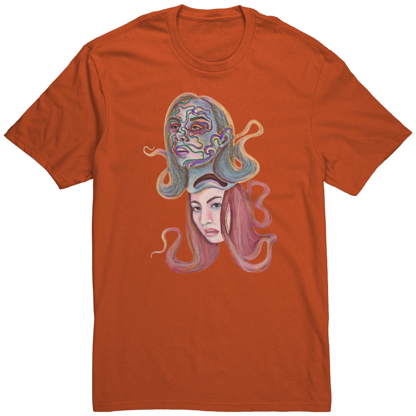 Cosmic Duality Celestial Tee Soul-Discovery T-shirt