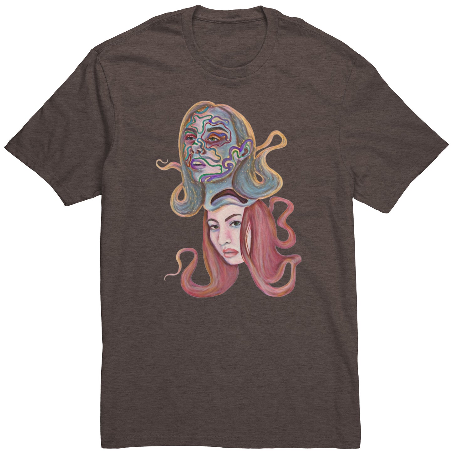 Cosmic Duality Celestial Tee Soul-Discovery T-shirt