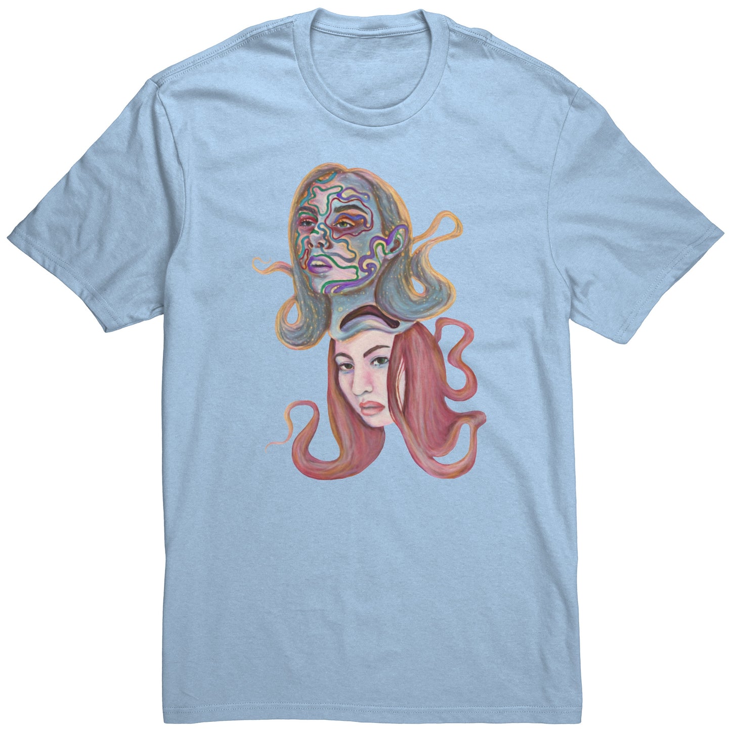 Cosmic Duality Celestial Tee Soul-Discovery T-shirt