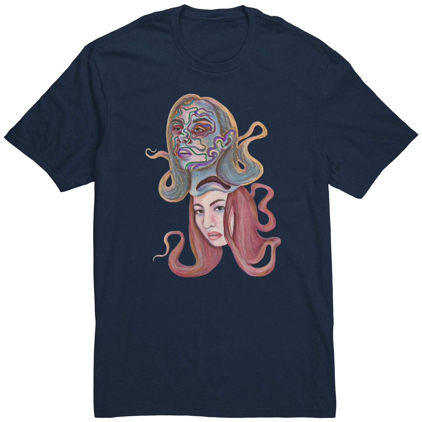 Cosmic Duality Celestial Tee Soul-Discovery T-shirt