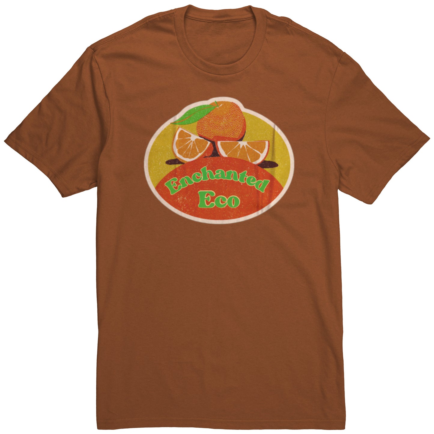 Enchanted Eco Oranges Logo T-Shirt Tee