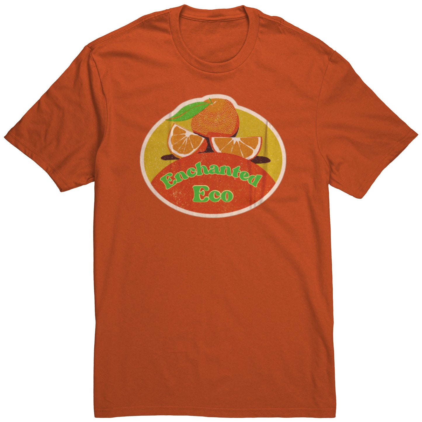 Enchanted Eco Oranges Logo T-Shirt Tee
