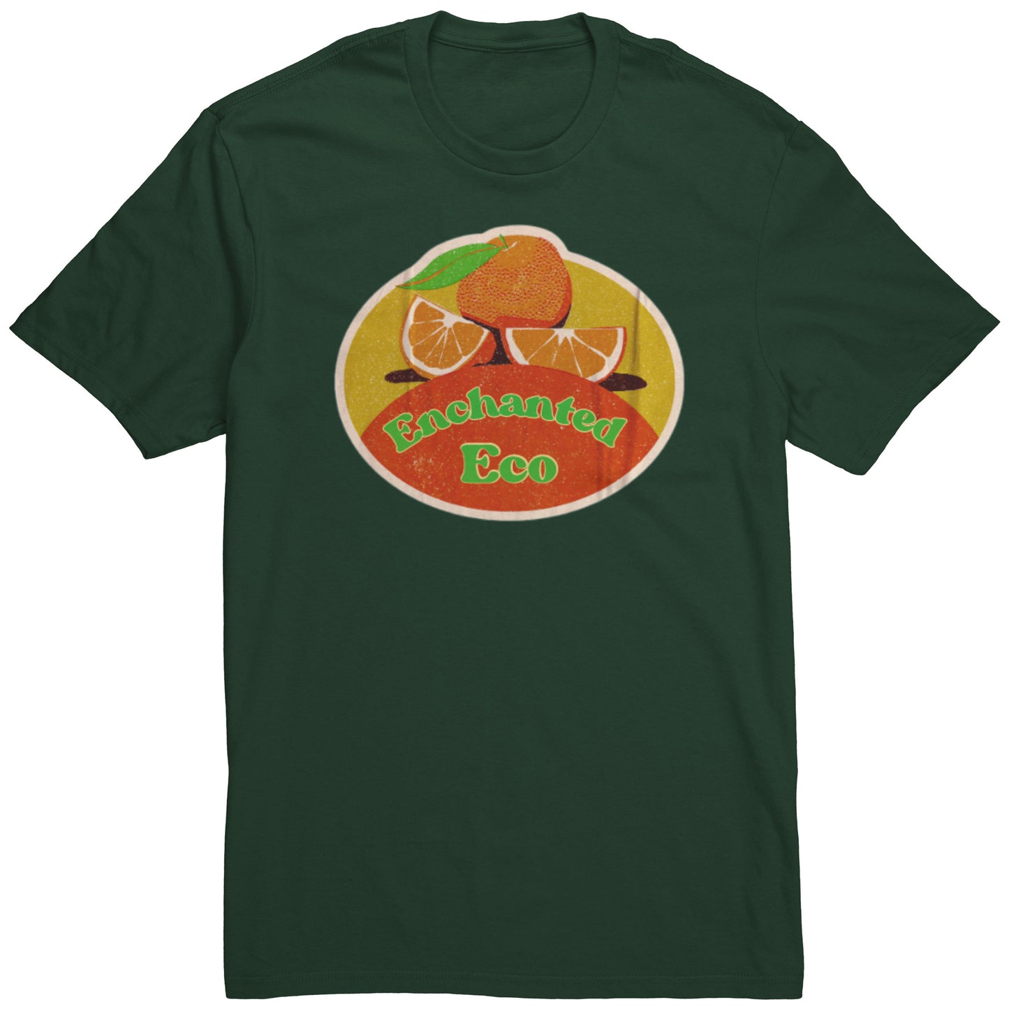 Enchanted Eco Oranges Logo T-Shirt Tee