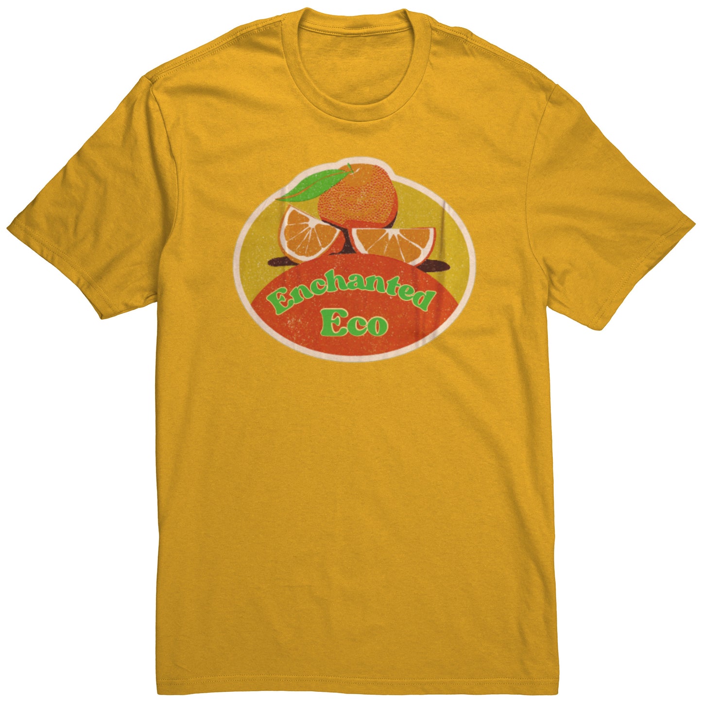 Enchanted Eco Oranges Logo T-Shirt Tee