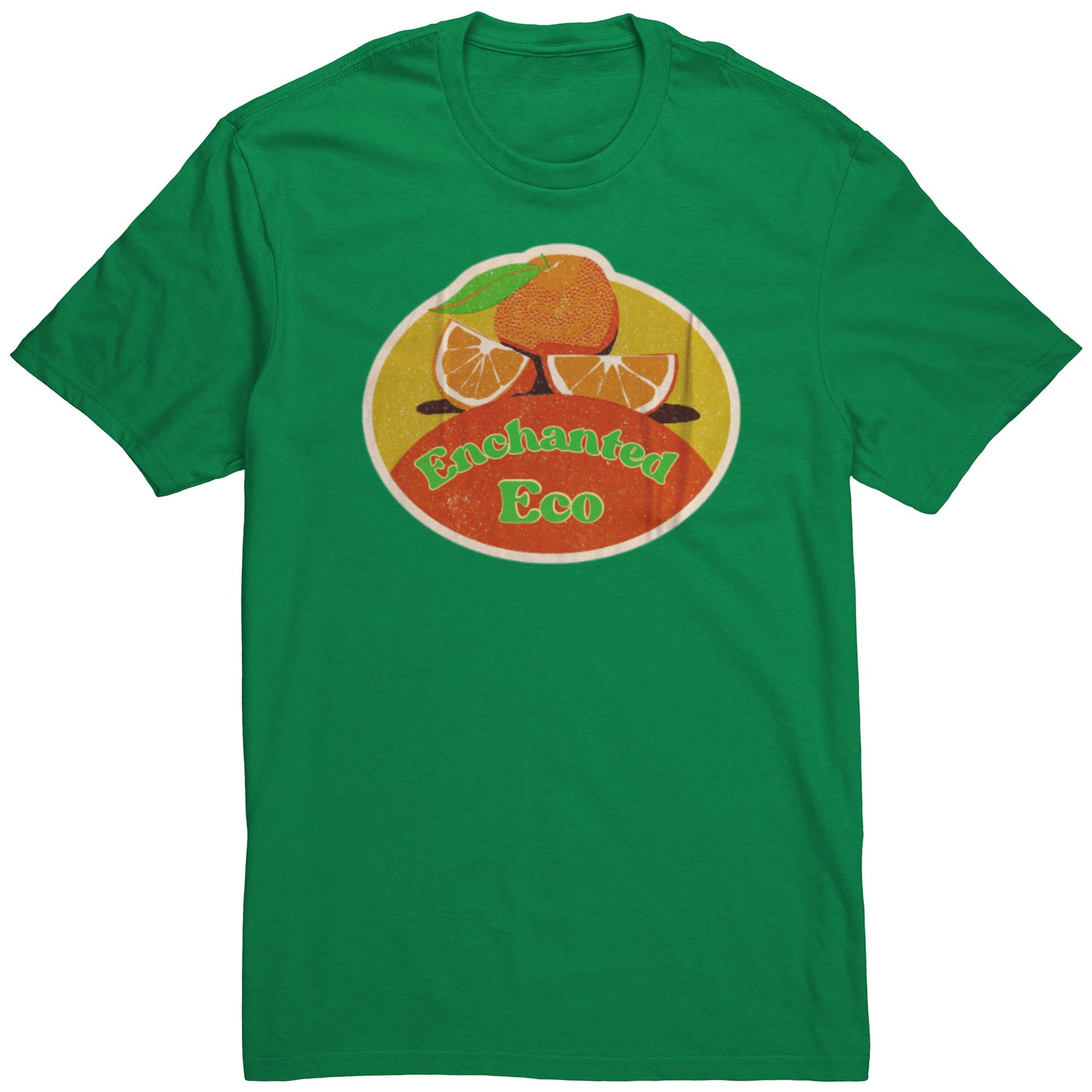 Enchanted Eco Oranges Logo T-Shirt Tee
