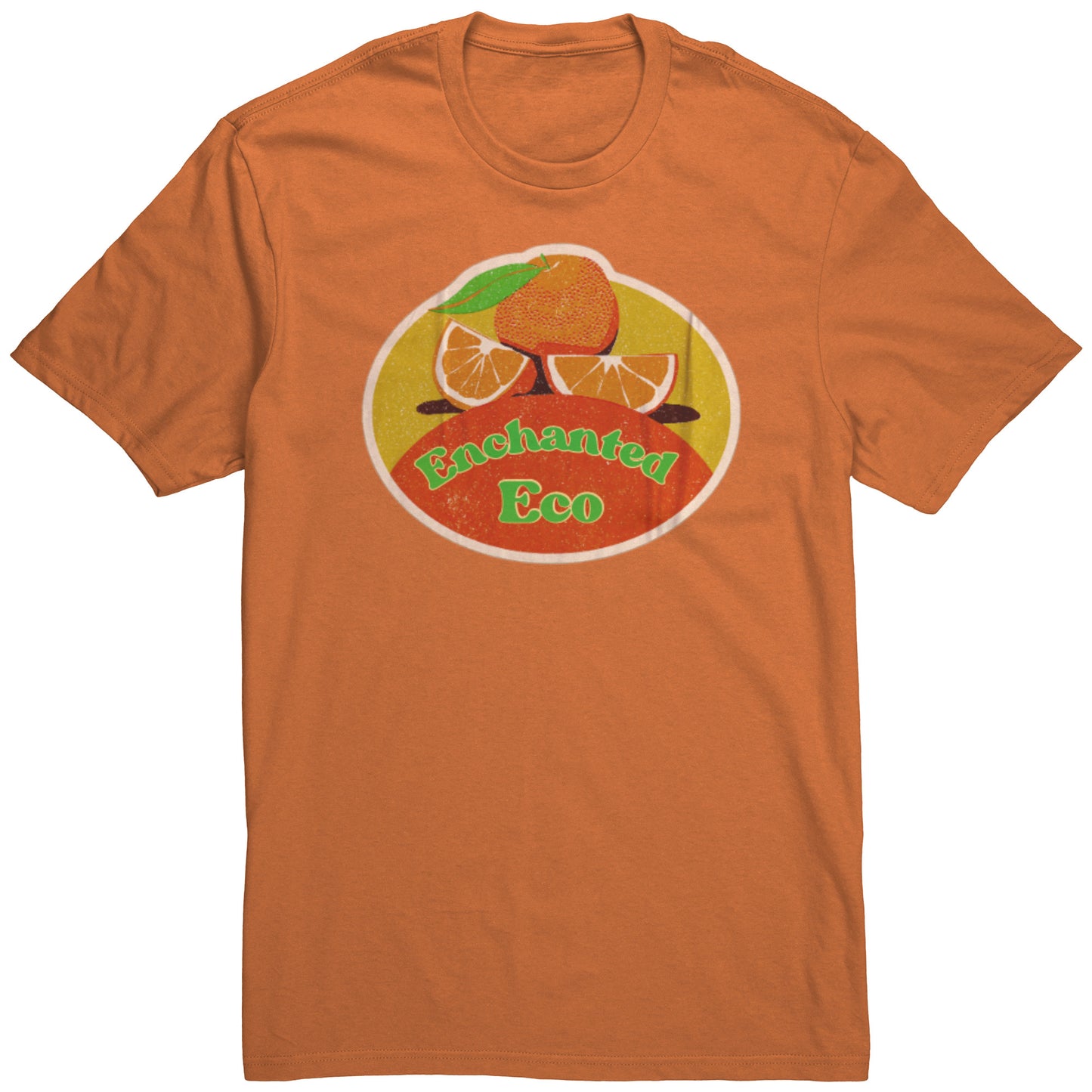 Enchanted Eco Oranges Logo T-Shirt Tee