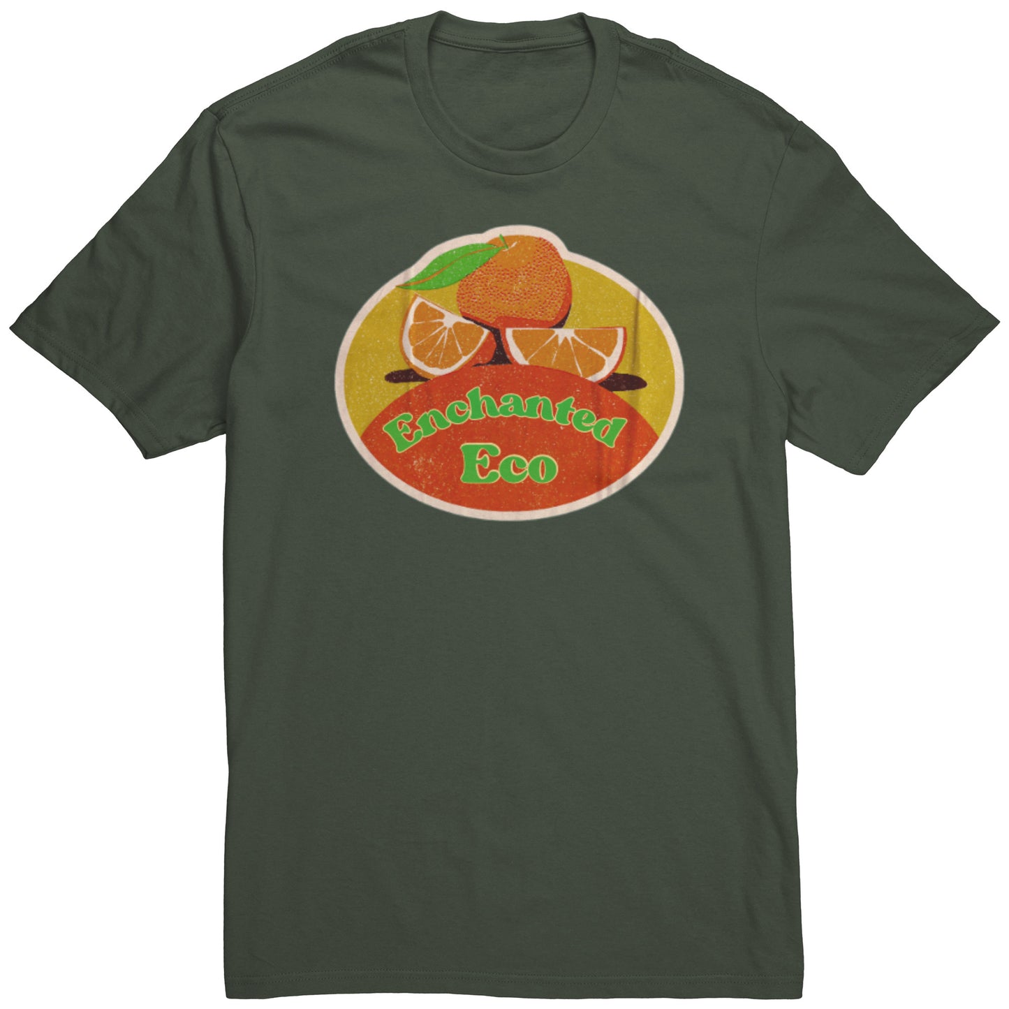 Enchanted Eco Oranges Logo T-Shirt Tee