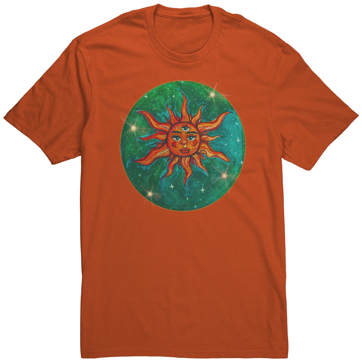 Explore the Universe Celestial Tee: Sun, Earth, Stars T-Shirt
