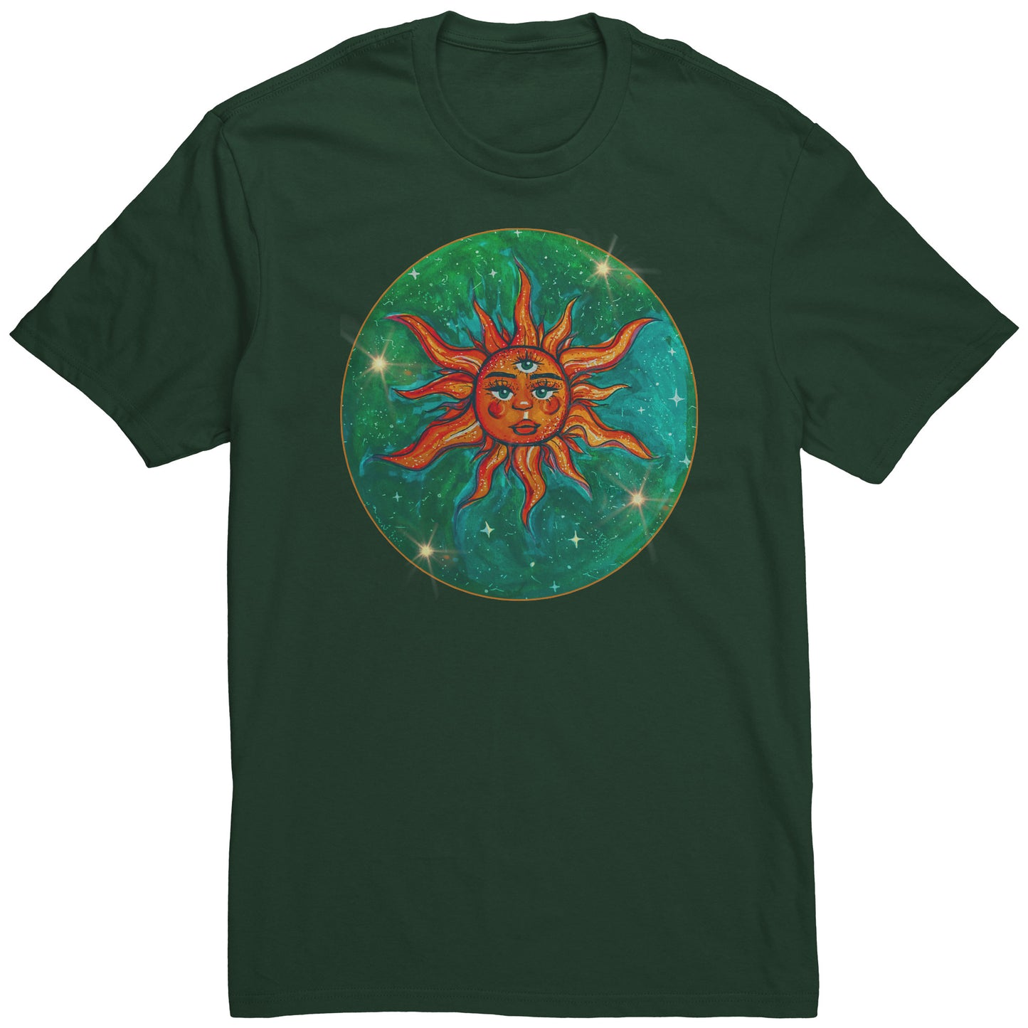 Explore the Universe Celestial Tee: Sun, Earth, Stars T-Shirt