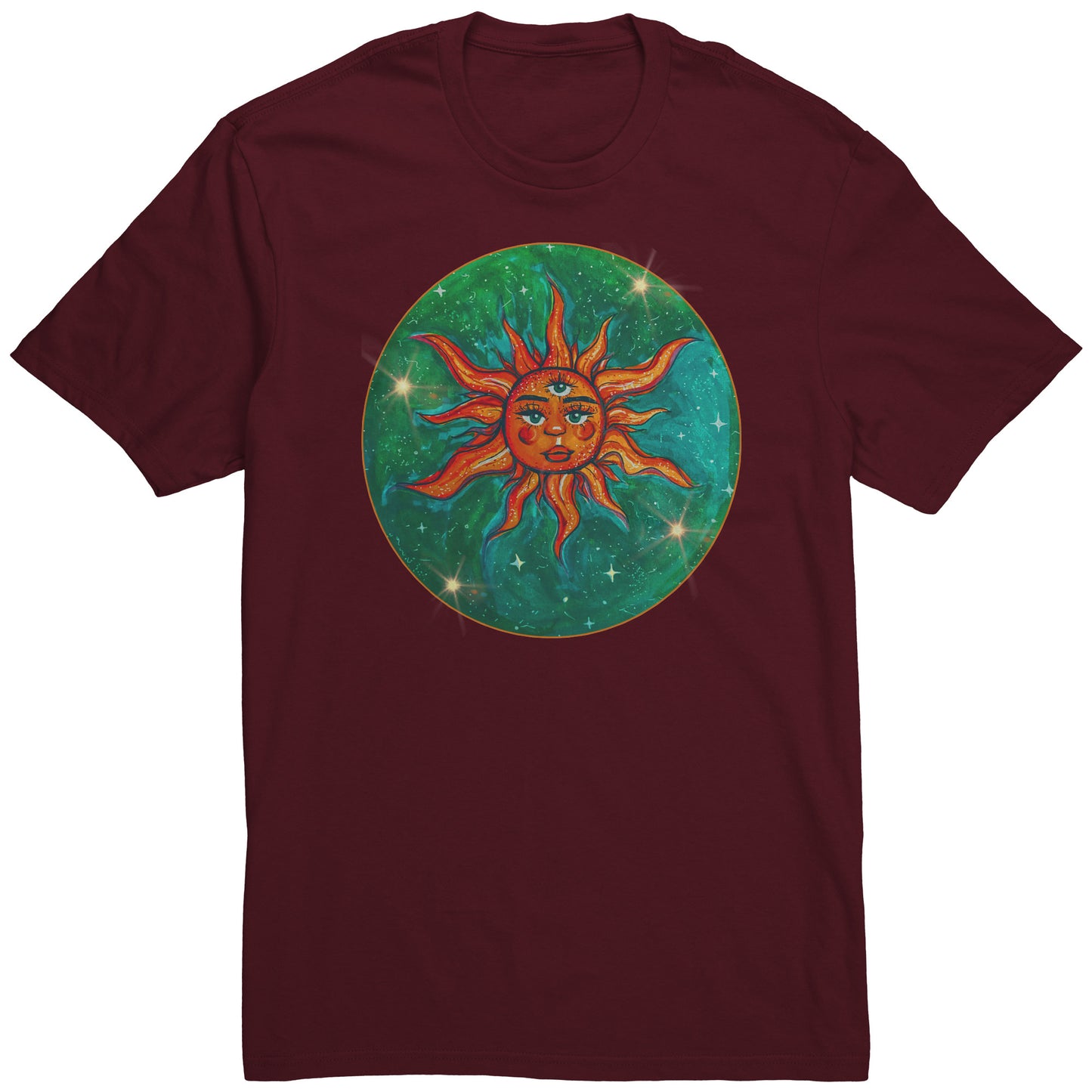 Explore the Universe Celestial Tee: Sun, Earth, Stars T-Shirt