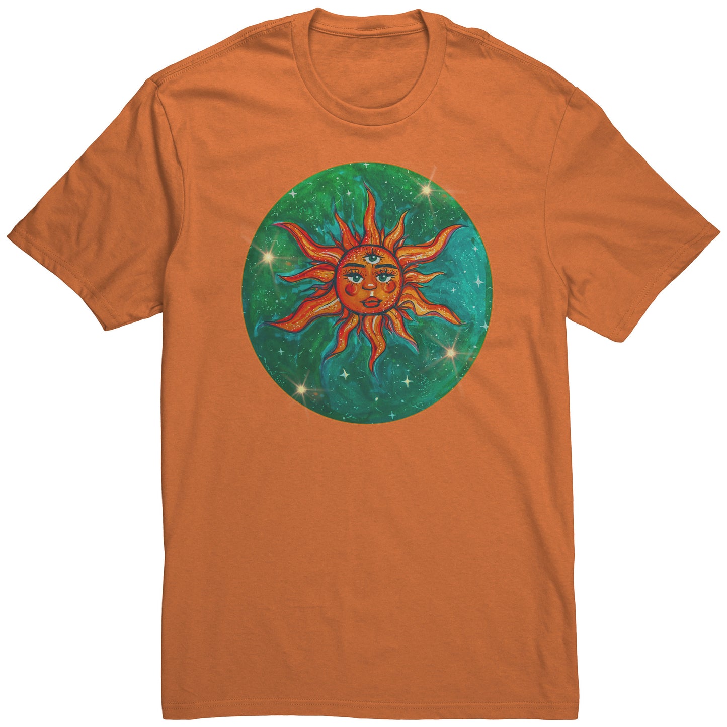 Explore the Universe Celestial Tee: Sun, Earth, Stars T-Shirt