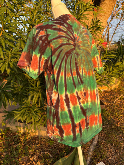 Mushrooms Recycled Tie Dye Tee T-Shirt