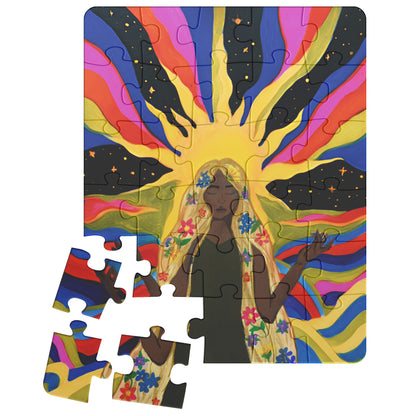 Flower Goddess Jigsaw Puzzle