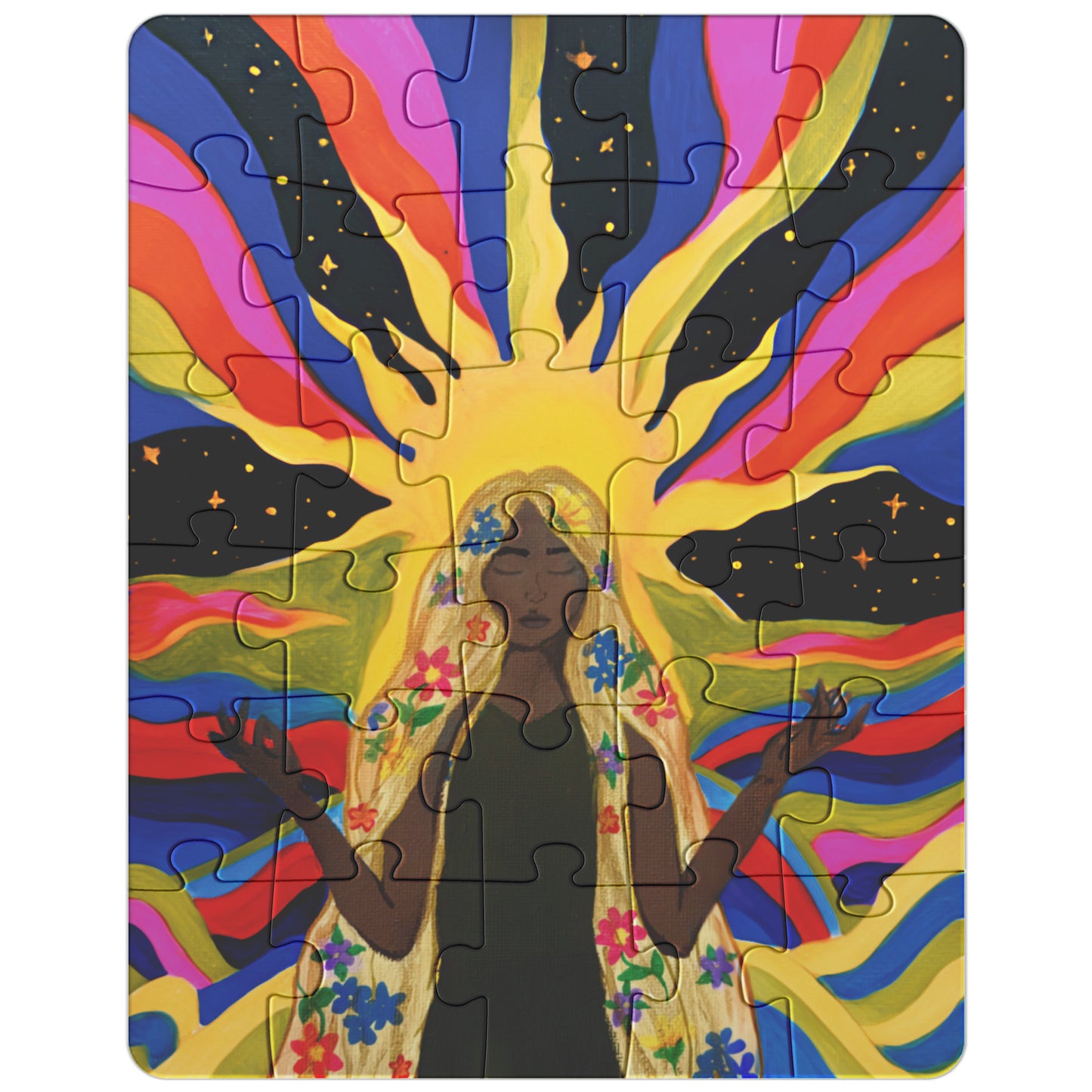 Flower Goddess Jigsaw Puzzle