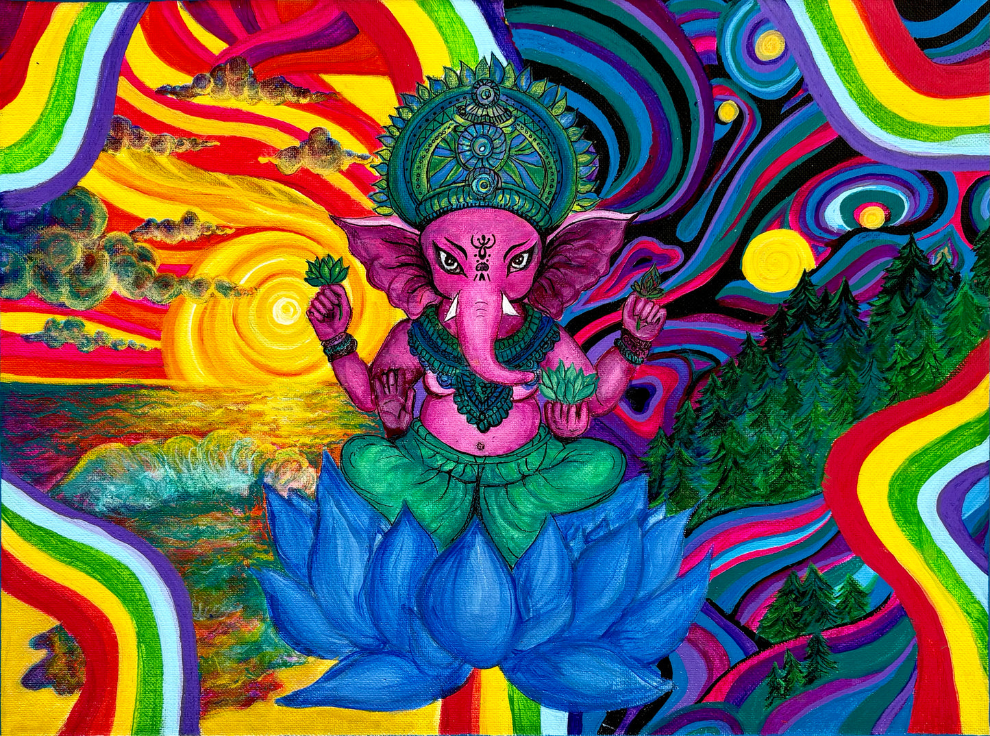 Original Painting - Dusk 'til Dawn