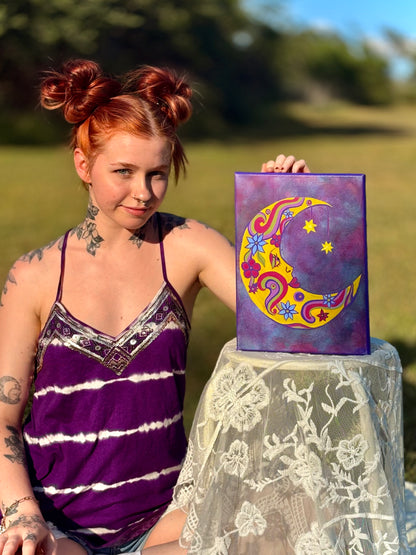 "Midnight Muse" Original Acrylic Painting On Canvas By Kourtney Patterson